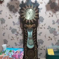 ساعت ایستاده قهوه ای رنگ