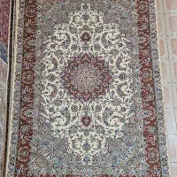 فرش دستبافت کاشان حاشیه مسی