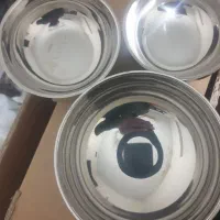 سری کاسه استیل دو جداره خارجی ۳عددی