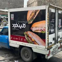 راننده دارای نیسان یخچالدار