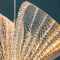 آویز LED کریستالی پروانه‌ای سه حالته تنظیم شونده|لوستر و چراغ آویز|تهران, نیروی هوایی (پیروزی)|دیوار