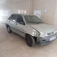 پراید نقره ای مدل ۸۷ دوگانه دستی