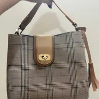 کیف زنانه طرح چهارخانه شیک(مدل کلاسیک)