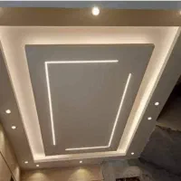 اجرای سقف کناف تایل ۶۰در۶۰ با متریال دلخواه شما