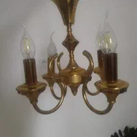 دو عدد لوستر کارکرده کلاسیک