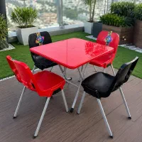 میز و صندلی غذاخوری پلاستیکی فست فودی هیوا351