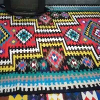 گلیم دسبافت خوشگل تمیز