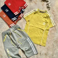 تیشرت شلوارک اسپرت پسرانه پوشاک امین کوچه سرسنگ