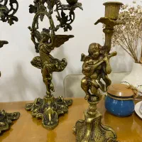 شمعدانی فرشته آنتیک (جای لامپ هم داره )