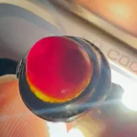 کلکسیونی نقره عقیق یمنی سرخ اصل رگه دار خونی