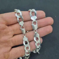 ست زنجیر و دستبند نقره مردانه ایتالیایی مدل فیگارو|جواهرات|تهران, گیشا|دیوار