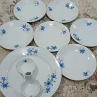 بشقاب چینی قدمت ۵۰ پنجاه سال نو نو