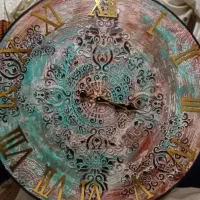 تابلو ماه. پتینه. ساعت دیواری. طراحی دکوراسیون|تابلو، نقاشی، عکس|مشهد, سناباد|دیوار