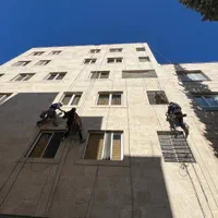 پیچ رولپلاک نما کار در ارتفاع راپل با طناب|خدمات پیشه و مهارت|قزوین, |دیوار