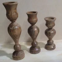 شمعدان چوبی|صنایع دستی و سایر لوازم تزئینی|اصفهان, پرتمان|دیوار