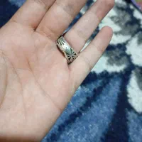 انگشتر نقره نگین عقیق کبود یمنی