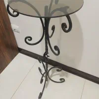 پایه گلدان یا دکوری فرفورژه(۲عدد موجوده)|صنایع دستی و سایر لوازم تزئینی|ساری, |دیوار