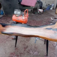 میز بین مبلی روستیک (چوب رزین)|مبلمان خانگی و میز عسلی|تهران, امجدیه (خاقانی)|دیوار