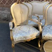 مبل استیل9نقره تاجدارکلاسیک مدل*(صدفی)*|مبلمان خانگی و میز عسلی|تهران, سیزده آبان|دیوار