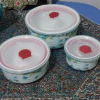 ست ظروف درب دار