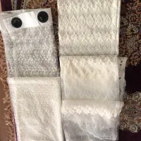 یک جفت پرده توری و یک عدد پرده آشپزخانه|پرده، رانر، رومیزی|کلاله, |دیوار