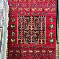 فرش بلوچی(فرش لاکی)|فرش|اصفهان, کوجان|دیوار
