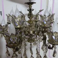 فروش خریدار لوستر آینه شمعدان آبکاری وسایل برنجی