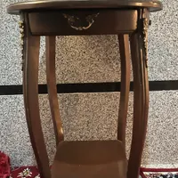 میز تلفن چوبی
