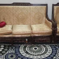 مبل۹نفره نیمه سلطنتی سالم بدون شکستگی ۳۵میلیون