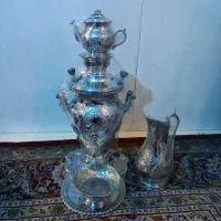 سماور گازی نو مناسب جهیزیه|سماور، چای‌ساز، قهوه‌ساز|مشهد, ایثارگران|دیوار