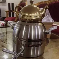 پارچ و لیوان خشتی با کتری