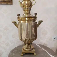 سماور زغالی روسی بکر و قدیمی