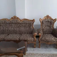 مبل سلطنتی 7 نفره|مبلمان خانگی و میز عسلی|قروه, |دیوار