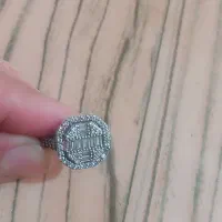 انگشتر تمام نگین نقره