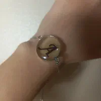 دستبند رزینی حرف اول اسم