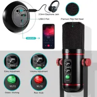 میکروفن GA-200USB گیمرها و استریمرها|قطعات و لوازم جانبی رایانه|تهران, شهران شمالی|دیوار