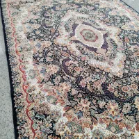 2تخته فرش 9متری عروس 700شانه سورمه ای|فرش|قم, نیروگاه|دیوار