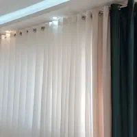 پرده حریر با مخمل کالیفرنیا|پرده، رانر، رومیزی|رشت, پستک|دیوار