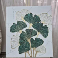 تابلو برگ گل دست‌ساز کاملا برجسته ابعاد ۶۰ در ۵۵