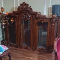 بوفه چوب اصل منبط کاری بادست|بوفه، ویترین، کنسول|تهران, آذربایجان|دیوار