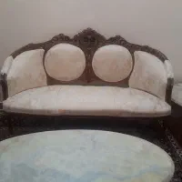 یک دست مبل استیل ۹ نفره استفاده نشده نو ۵۵ میلیون|مبلمان خانگی و میز عسلی|لار, |دیوار