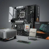 باندل حرفهای AMD ( B550 + CPU 3400G + SSD 250g)