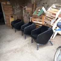 مبلمان نیم ست صندلی مبل اداری انتظار مدل هامون