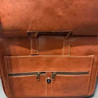 کیف چرم اداری عسلی قهوه ای استفاده نشده|کیف، کفش، کمربند|تهران, فدک|دیوار