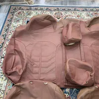 روکش مارون چرمی سمند چرم خیلی سنگین دوخت خیلی زیبا|قطعات یدکی و لوازم جانبی|قزوین, |دیوار