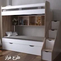 شهر تخت خواب دوطبقه در میبد و اردکان اقساطی|تخت و سرویس خواب|اردکان, |دیوار