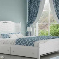 میز ارایش و تخت خواب|تخت و سرویس خواب|سیاهکل, |دیوار