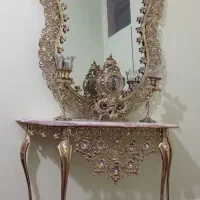 آینه وشمعدان برنجی مناسب سرمایه گذاری و جهیزیه