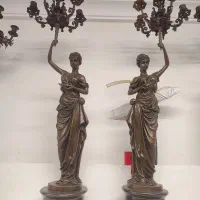 مجسمه تندیس برنز وارداتی امضادار