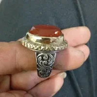 انگشتر نقره یمنی تراش قواره بزرگ|جواهرات|مشهد, پایین خیابان|دیوار